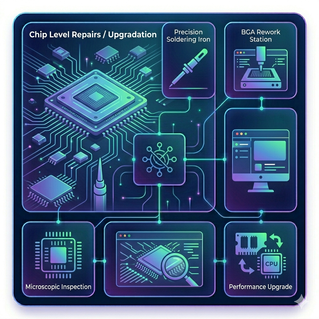 chip level repairs upgradation chip level repairs upgradation